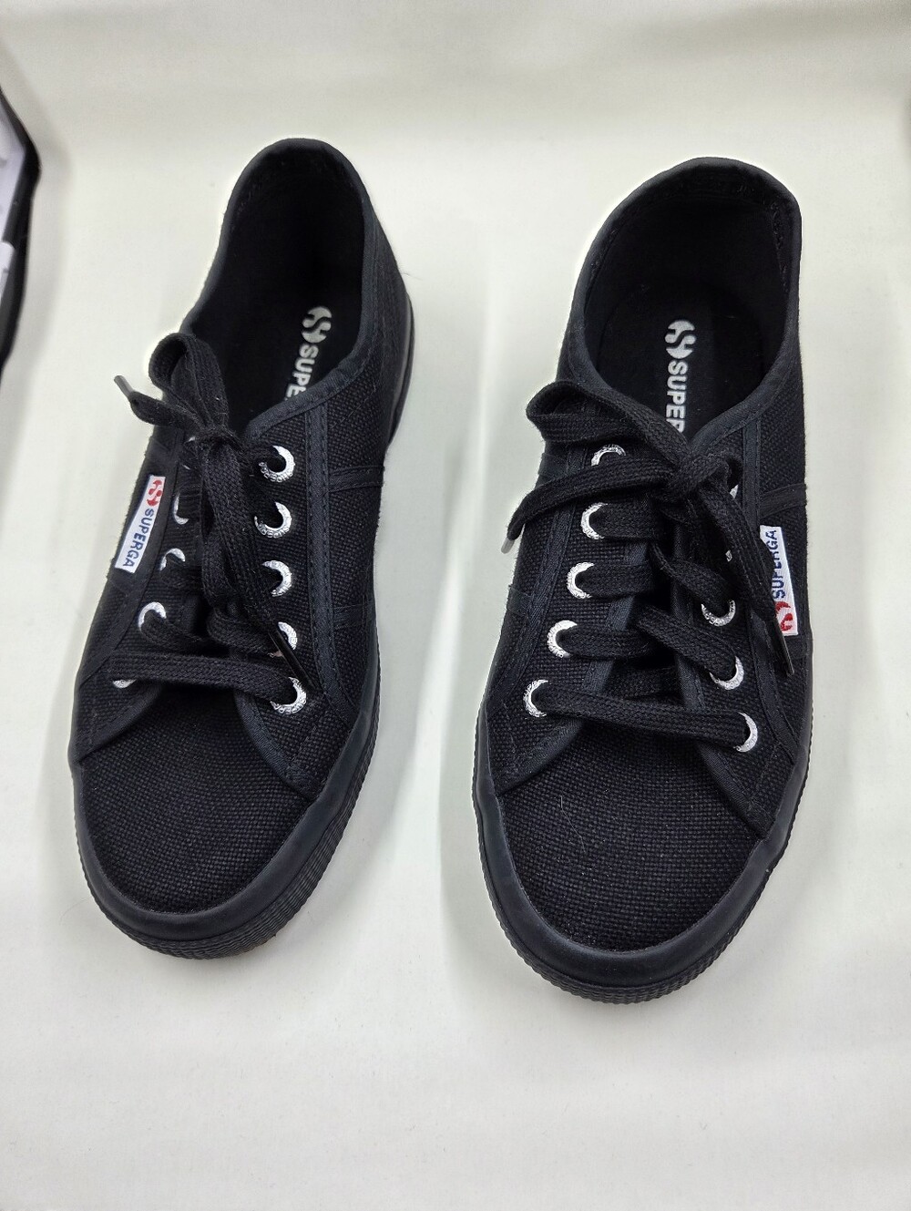 All Black Superga Cotu Classic Canvas Sneaker W6